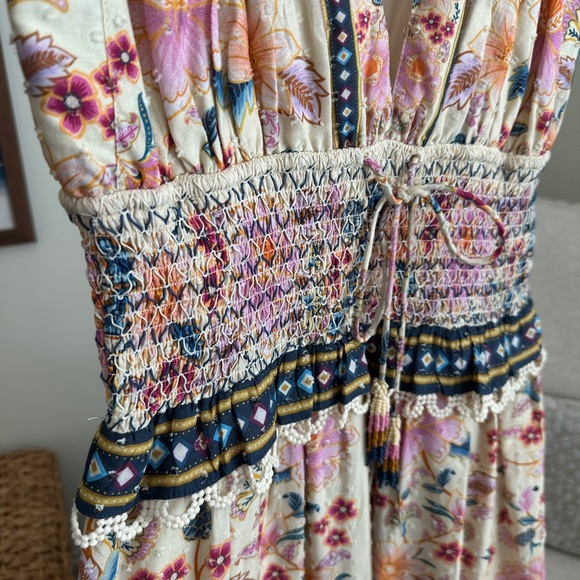 Farm Rio Floral Maxi Dress l - Picture 3 of 8